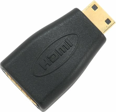 Adapter HDMI Gembird A-HDMI-FC, mini HDMI në HDMI, i zi