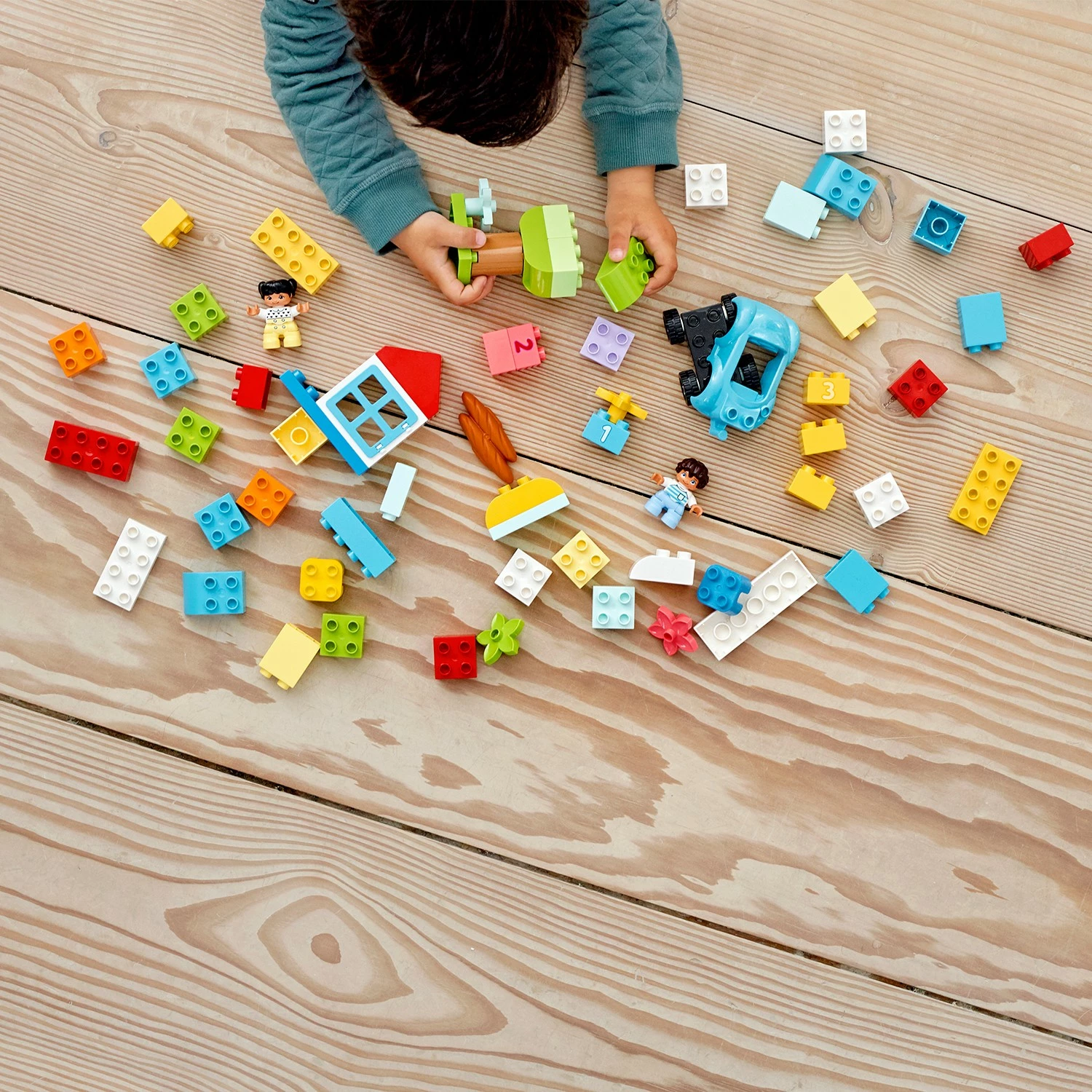 Set ndërtimi LEGO DUPLO Classic Brick Box 10913, 65 pjesë, shumëngjyrësh