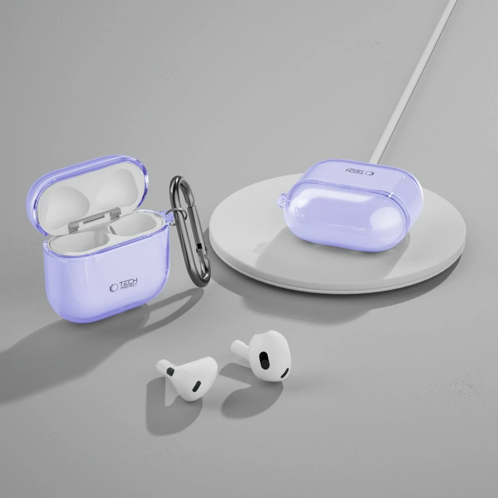Mbështjellës Tech-Protect FlexAir për AirPods 4, Violet