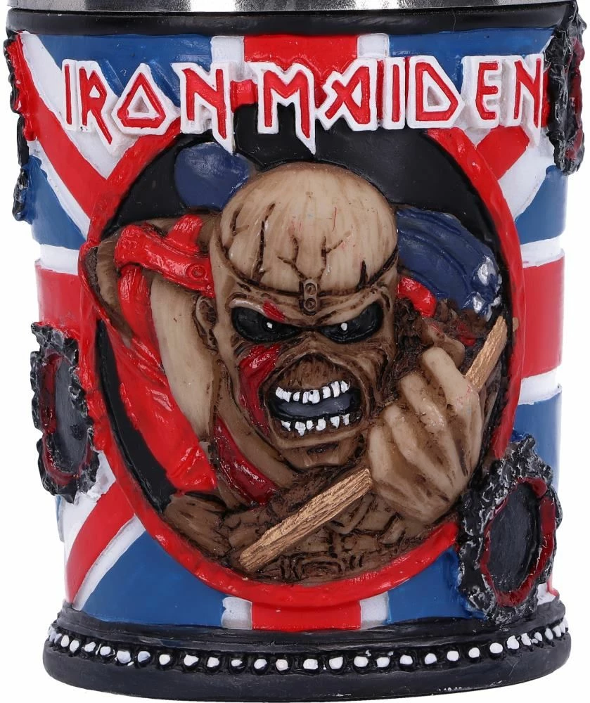 Gotë koleksionuese NEMESIS NOW Iron Maiden "The Trooper" 7 cm, me insert inox, shumëngjyrëshe