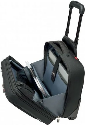 Trolley për laptop Wenger Transfer 16 inç, xhep për tablet, zi