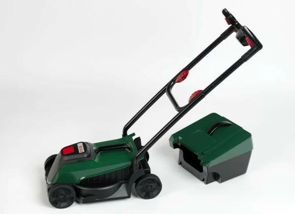 Lodër kositëse bari Bosch Klein 2796 me dritë dhe zë, e gjelbër/zezë