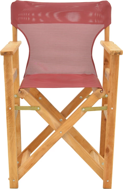 Karrige regjisori, ngjyrë natyrale, dru ahu i fortë dhe pëlhurë e kuqe