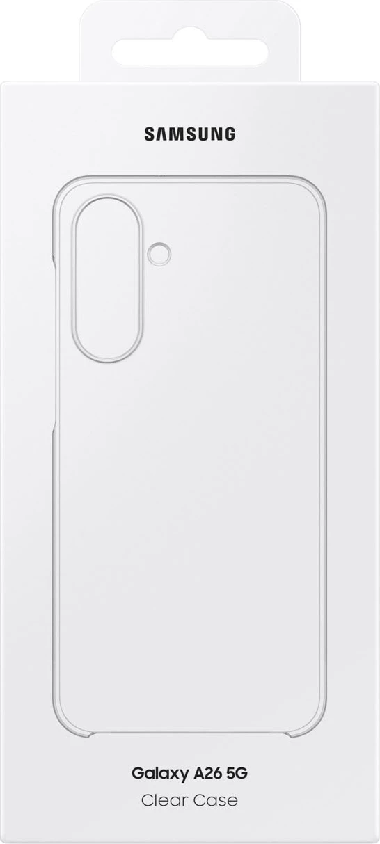 Mbështjellës Samsung EF-QA266CTEGWW për Galaxy A26 5G, silikon, transparent