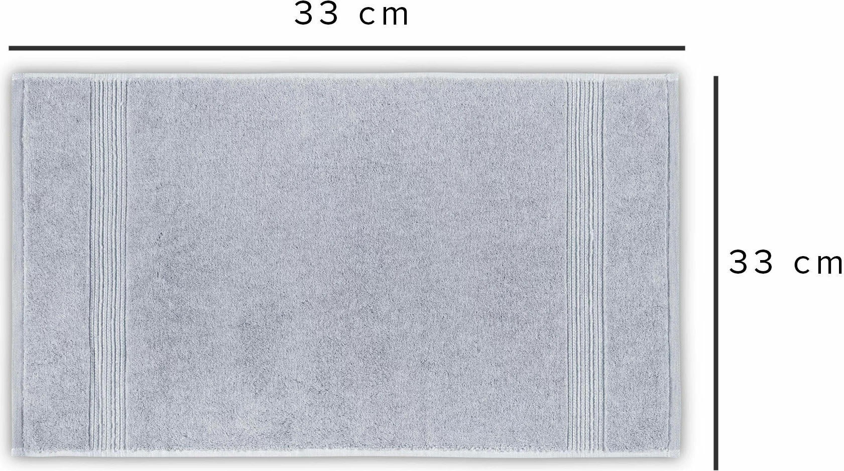 Peshqir larës Mijölnir, ngjyrë gri, 33x33cm