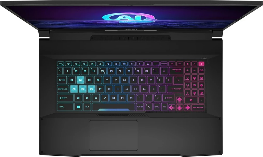 Laptop MSI Katana A17 AI B8VF-1004XPL, AMD Ryzen™ 7 8845HS, 16 GB RAM, 1 TB SSD, NVIDIA RTX 4060, E zezë