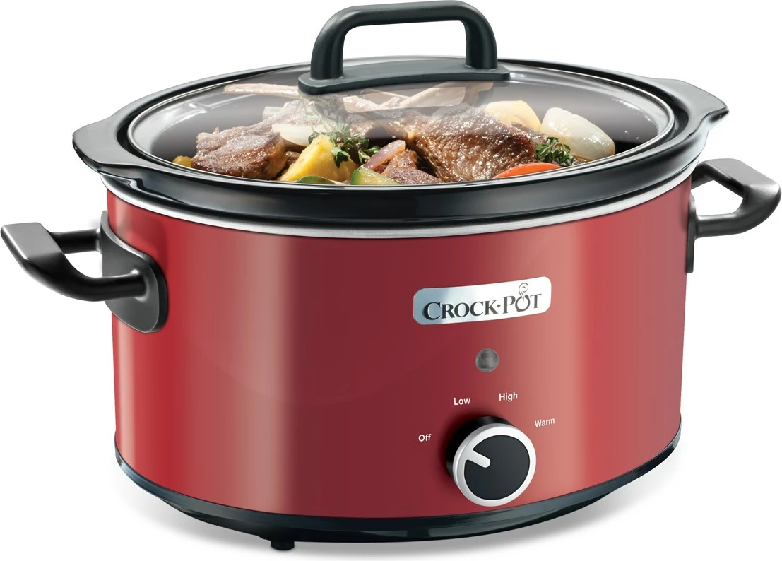 Slow cooker Crock-Pot SCV400RD, 3.5 L, E zezë, E kuqe