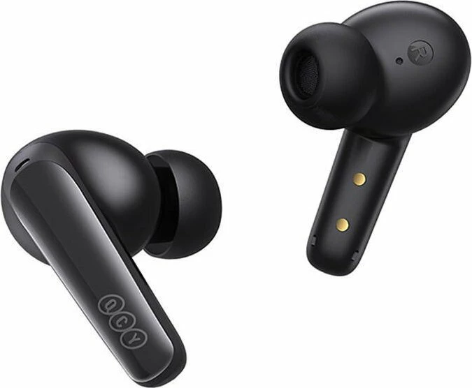 Kufje TWS QCY T13x Bluetooth 5.3, 30 orë me kuti karikimi, me mikrofon, të zeza