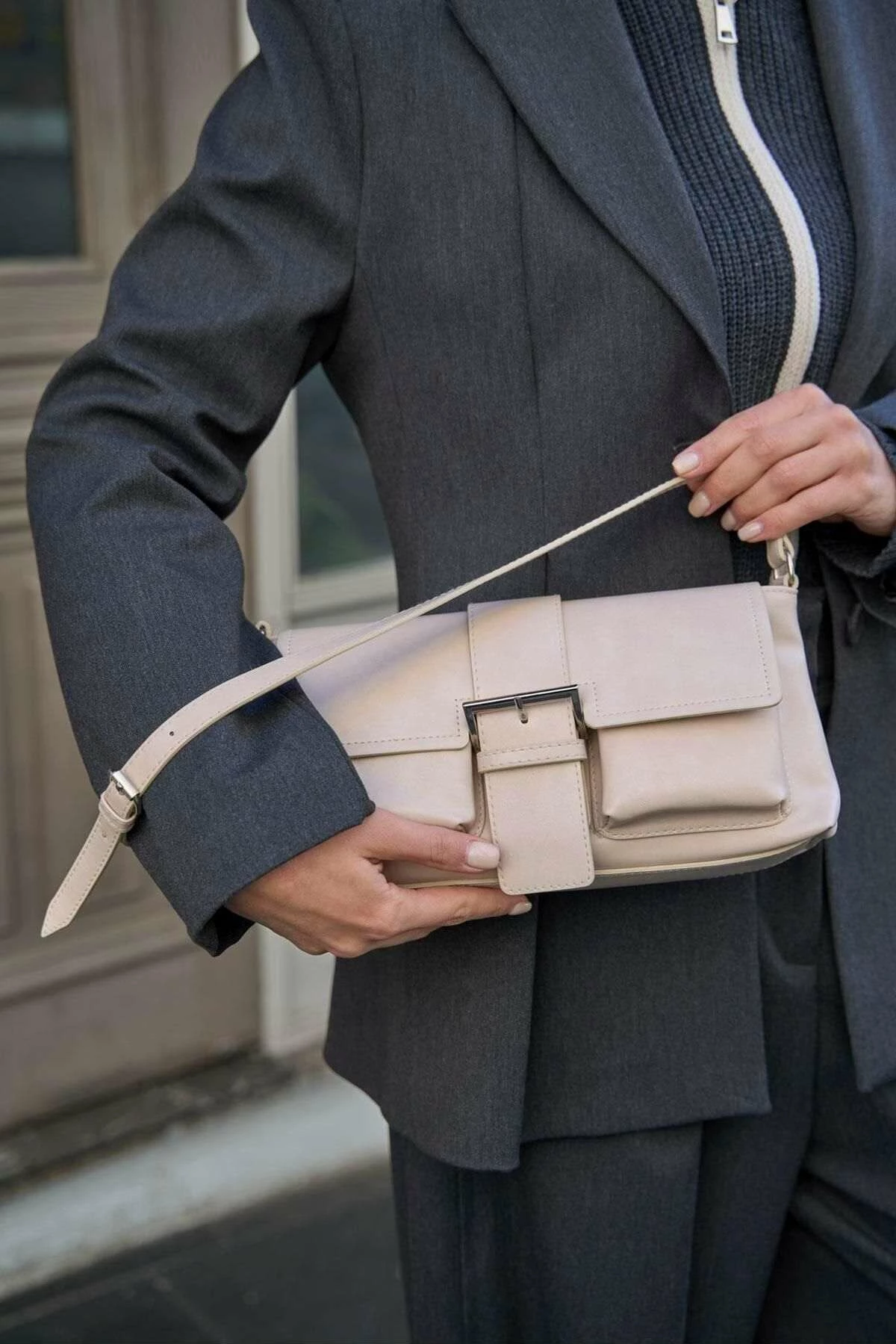 Çantë dore Zoozie Bags, MK1020225SV10-003, bezhë