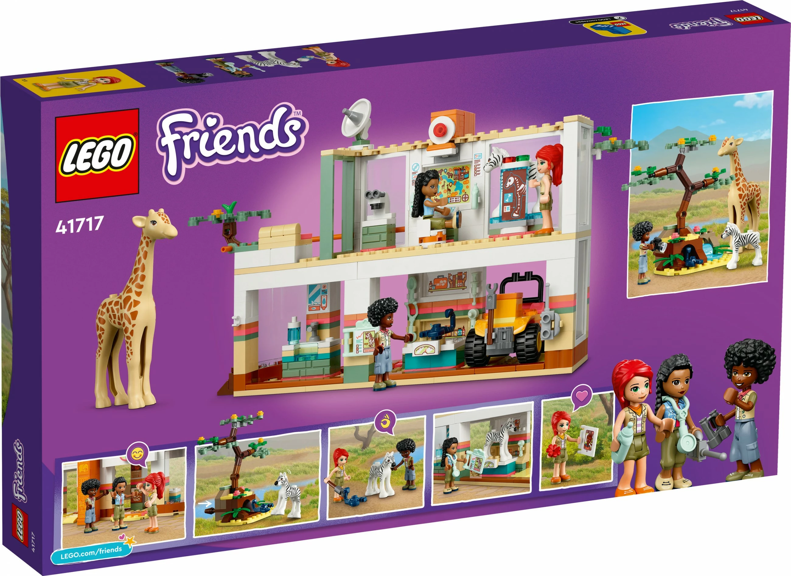 Set ndërtimi LEGO Friends Mia's Wildlife Rescue, 430 pjesë, shumëngjyrësh