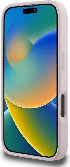 Mbështjellës Guess Quilted Metal për iPhone 16 Pro, Rozë