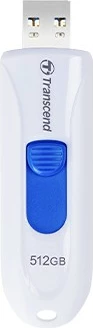 USB stick Transcend JetFlash 790 512GB, USB 3.2, zi/bardhë