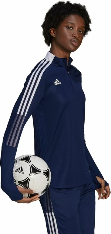 Duks adidas Tiro 21 Training Top për femra, blu marin