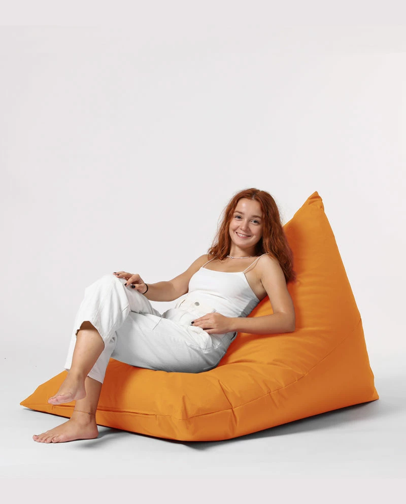 Puf kopshti, ngjyrë portokalli, Pyramid Big Bed, Atelier del Sofa