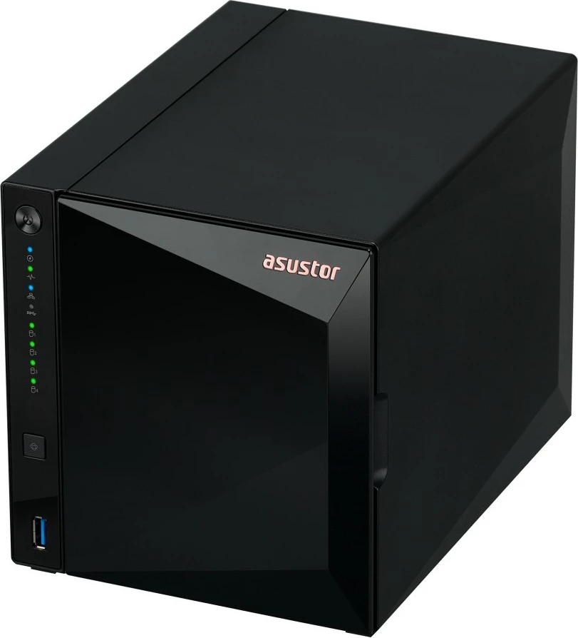 NAS Asustor DRIVESTOR 4 Pro Gen2 AS3304T V2, Realtek, RTD1619B, 2 GB, DDR4, ADM, e zezë