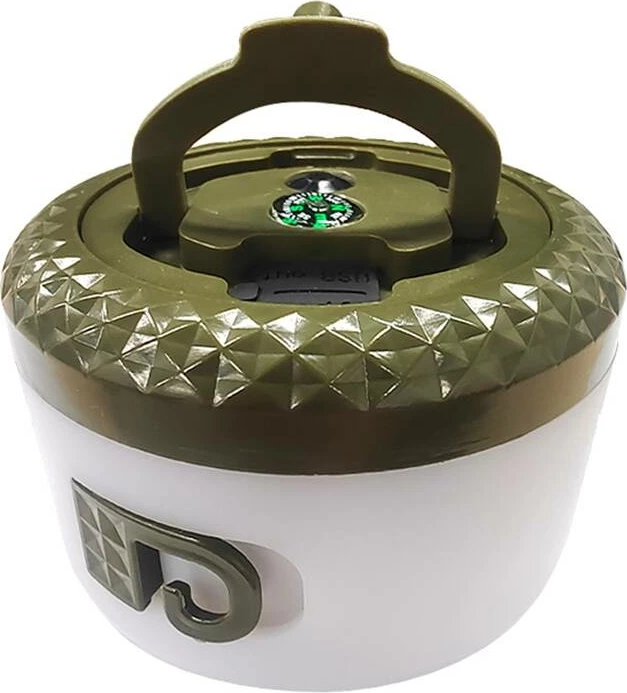 Llambë kampingu Superfire LT01 2-në-1, 250 lumens, 1800 mAh, IP44, e gjelbër