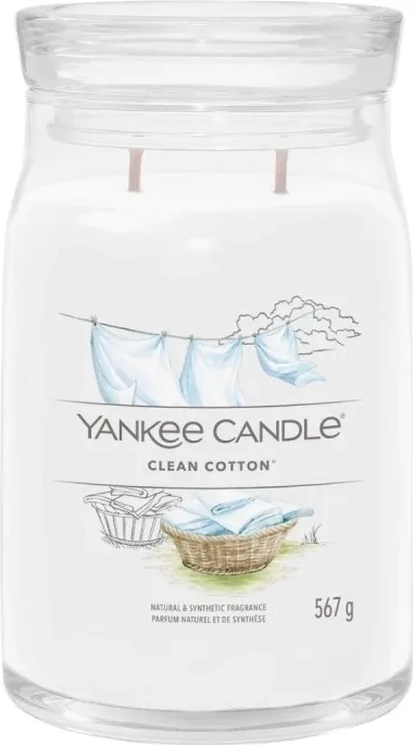 Qiri aromatik Yankee Candle Clean Cotton 567g