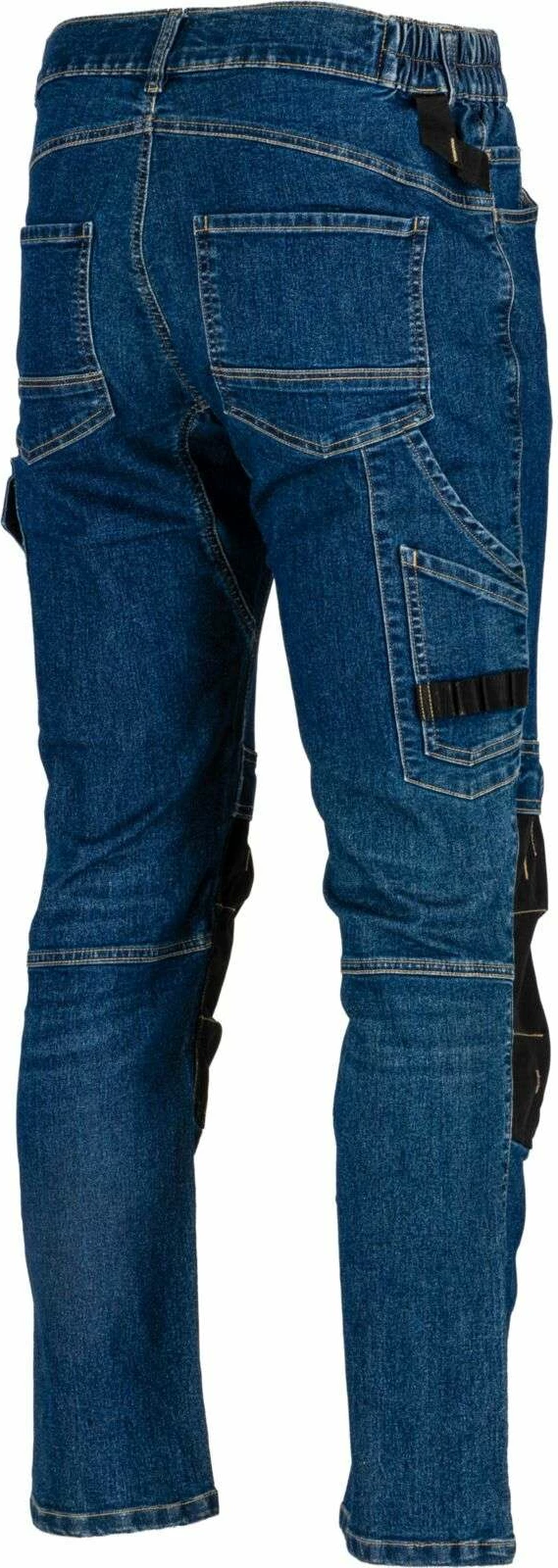 Pantallona pune xhinse LAHTI PRO L40550, slim fit, stretch, të përforcuara, XL, blu e errët