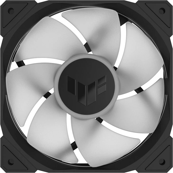 Ventilatorë ASUS TUF Gaming TR120 ARGB Reverse, set treshe, 12 cm, Ngjyrë e zezë
