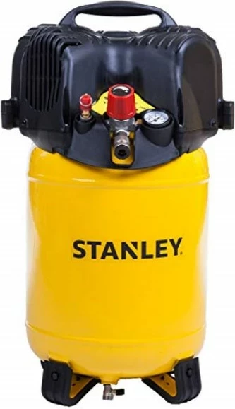 Kompresor ajri me piston Stanley D 200-10-24V 24L 1.1kW 10 bar 230V pa vaj, i verdhë/zi