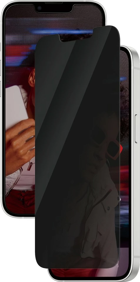 Mbështjellës ekrani PanzerGlass për iPhone 16e/14/13/13 Pro, privatësi, transparent