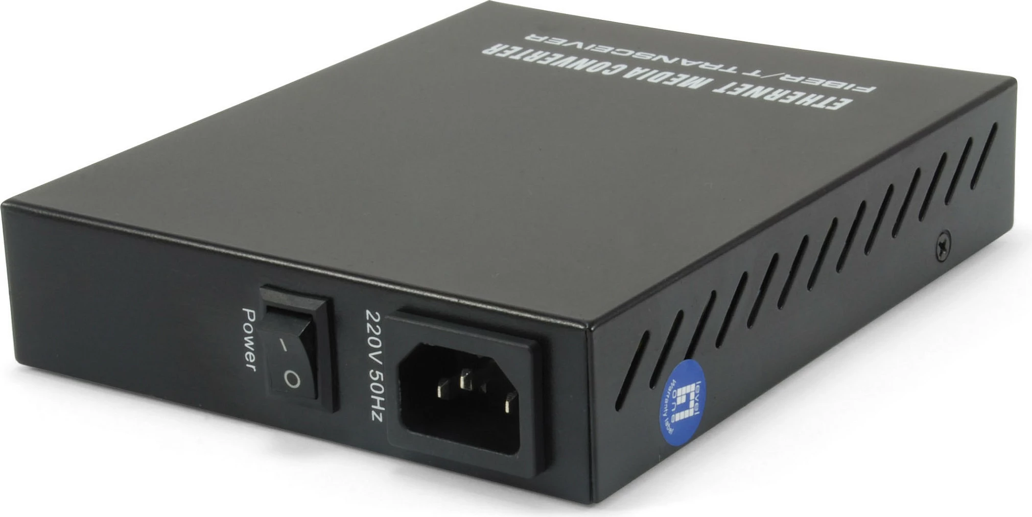 Media konvertues LevelOne FVM-1101, Fast Ethernet, RJ45 në SC, menaxhim web, 100 Mbit/s, i zi