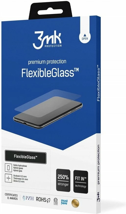 Xham mbrojtës hibrid 3MK FlexibleGlass për Motorola Moto G86 / G86 Power 0.3 mm 7H, 1 copë