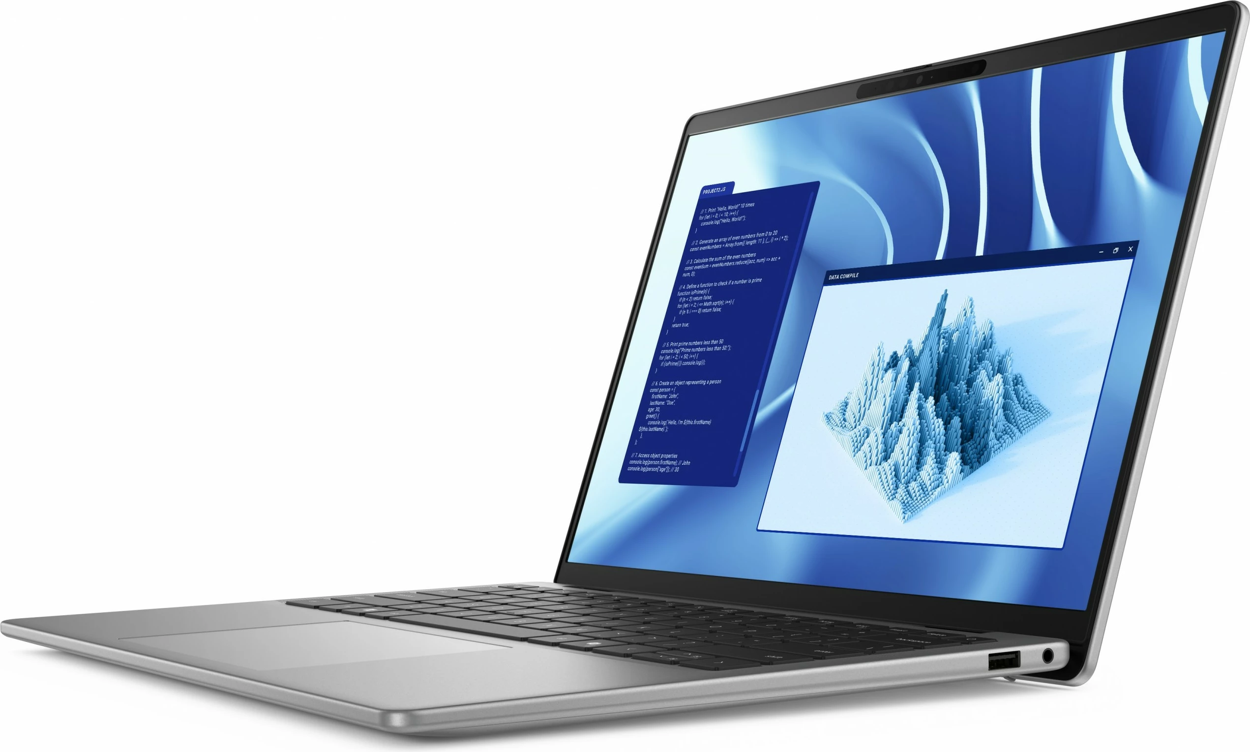 Laptop DELL Latitude 7455, Qualcomm Snapdragon, 16 GB RAM, 512 GB, 14", Gri