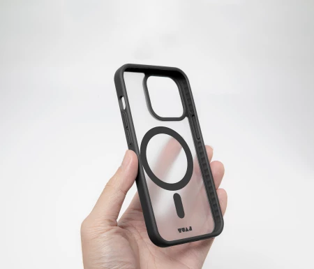 Mbështjellës LAUT Huex Protect me MagSafe për iPhone 15 Pro Max, zi