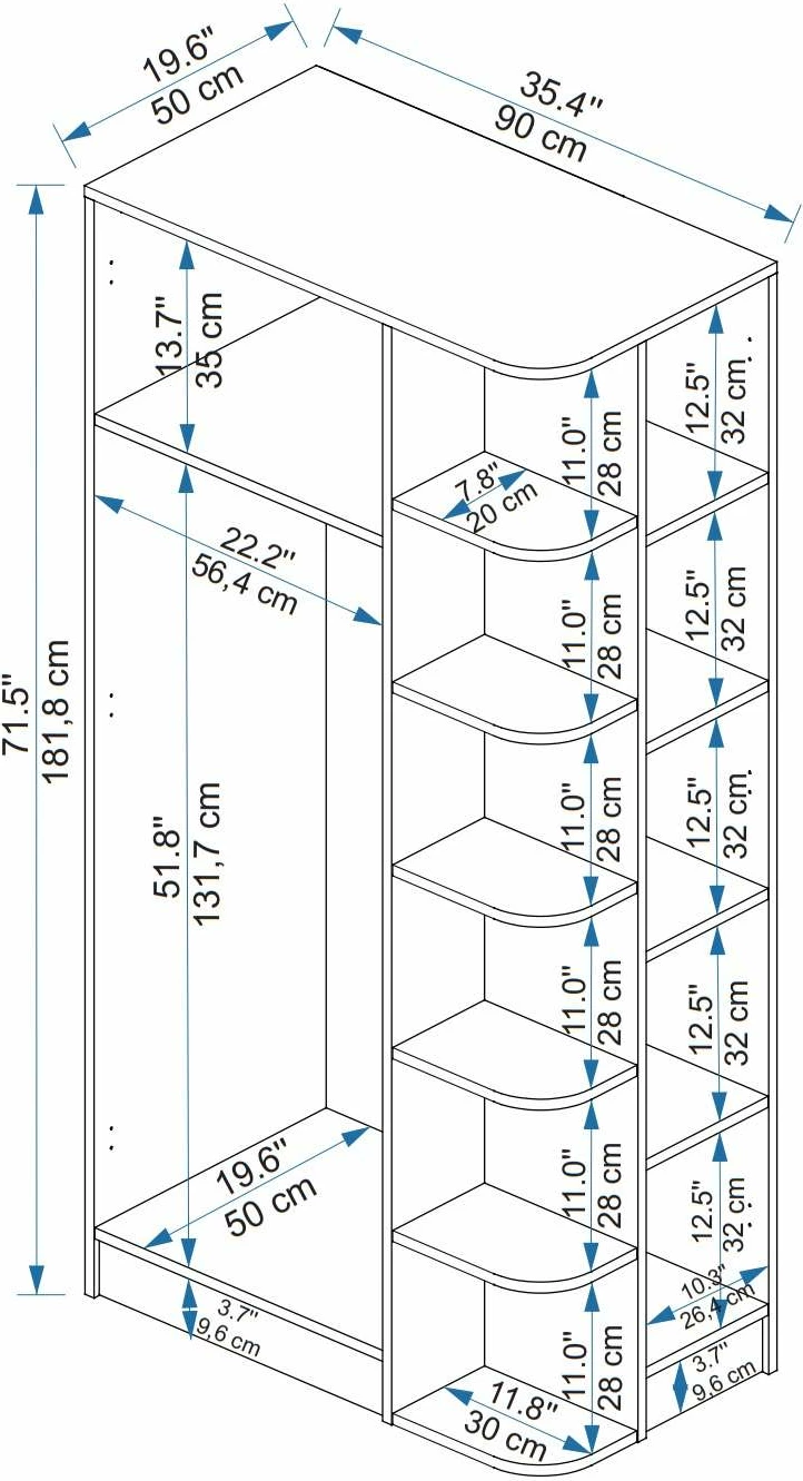 Dollap Hanah Home, Luses, i bardhë