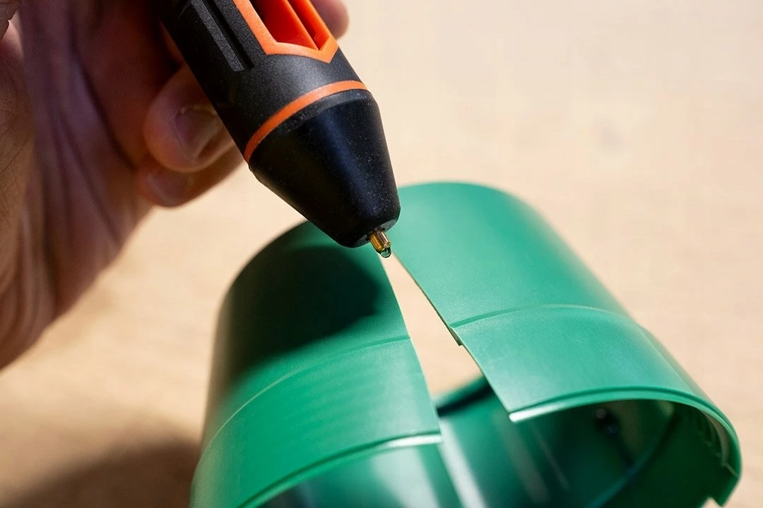 Stilolaps ngjitësi i nxehtë Neo Tools 17-085, bateri 2000 mAh, për shufra 8 mm, USB, set 10 shufra, portokalli/zi
