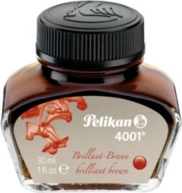 Bojë stilolapsi Pelikan 4001, 30ml, brilliant brown
