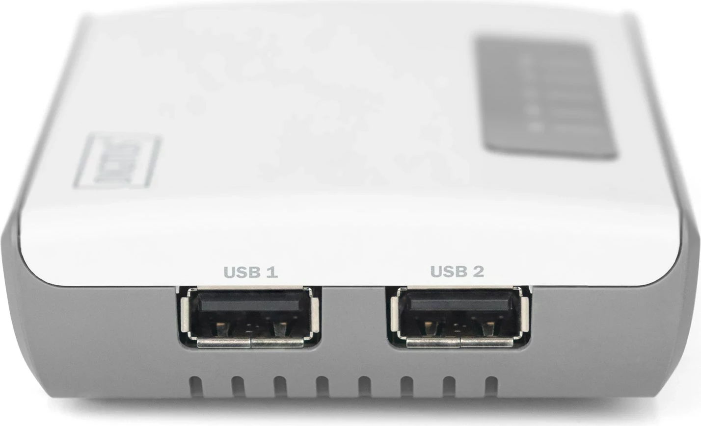 Server rrjeti multi-funksional DIGITUS 2 Port USB 2.0, 300 Mbps, i bardhë
