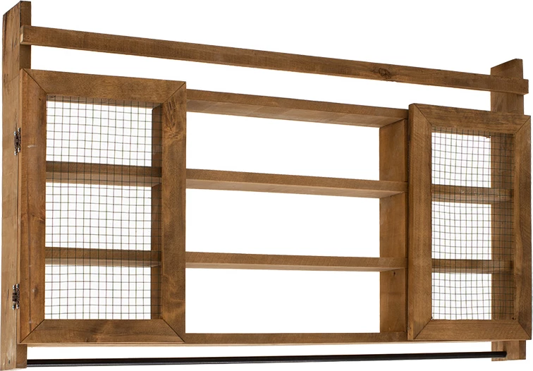 Raft muri për kuzhinë Puro, ngjyrë arre, 100x9x60cm