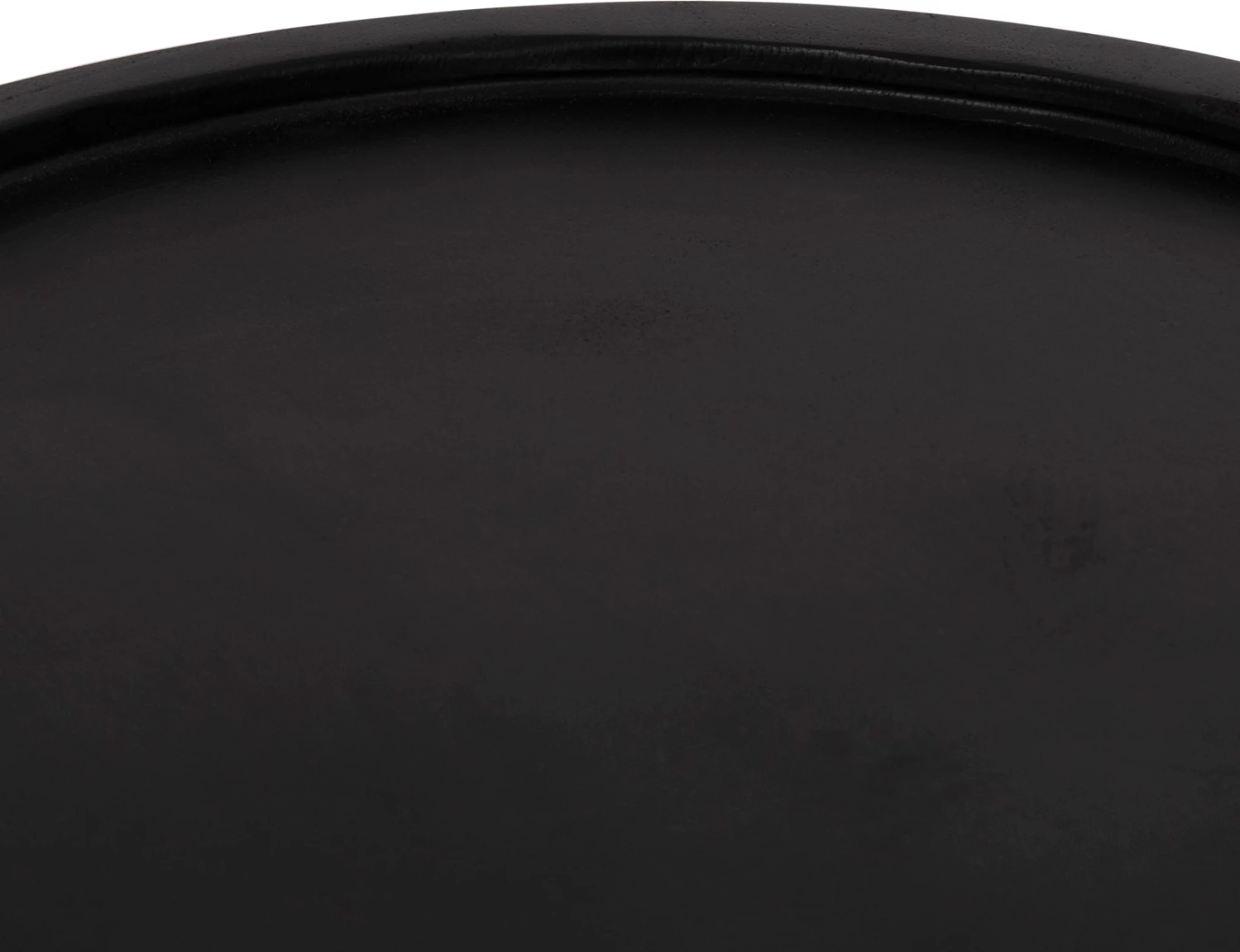 Tavolinë anësore BERMAL, dru suar i fortë, ngjyrë e zezë, FH9889.12, 35x65cm