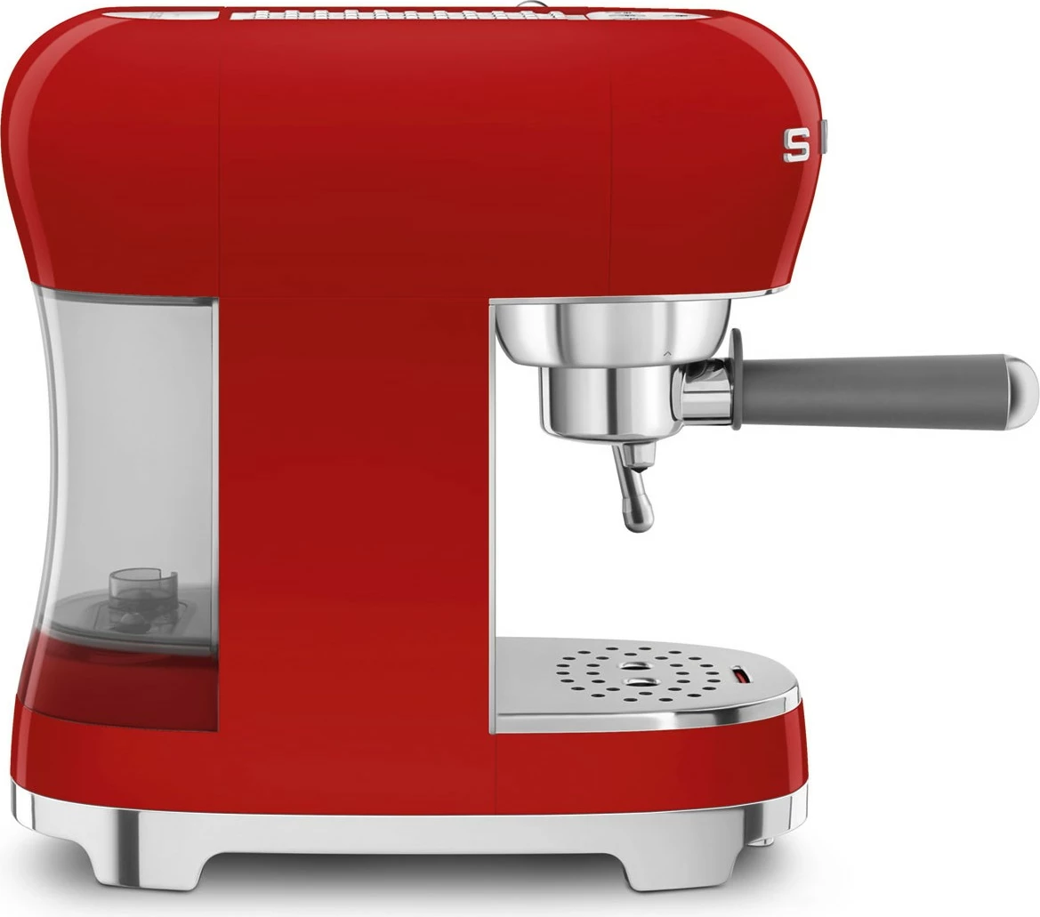 Aparat ekspresi SMEG ECF02RDEU, 1.1L, 15 bar, i kuq