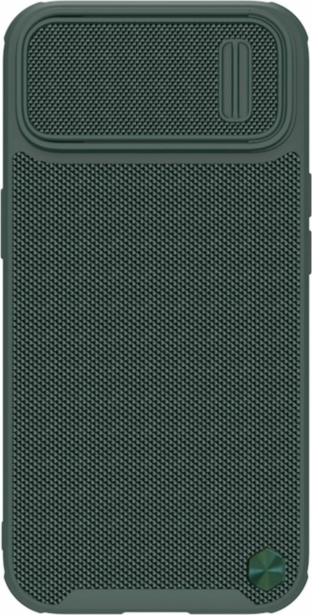Mbështjellës Nillkin Textured S Case për iPhone 14 Plus, me kapak kamere, i gjelbër