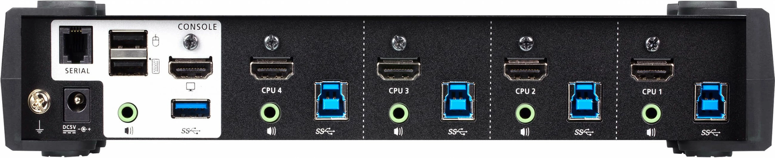 Switch KVM ATEN CS1824, 4 porta, USB 3.0, HDMI, 4K, i zi