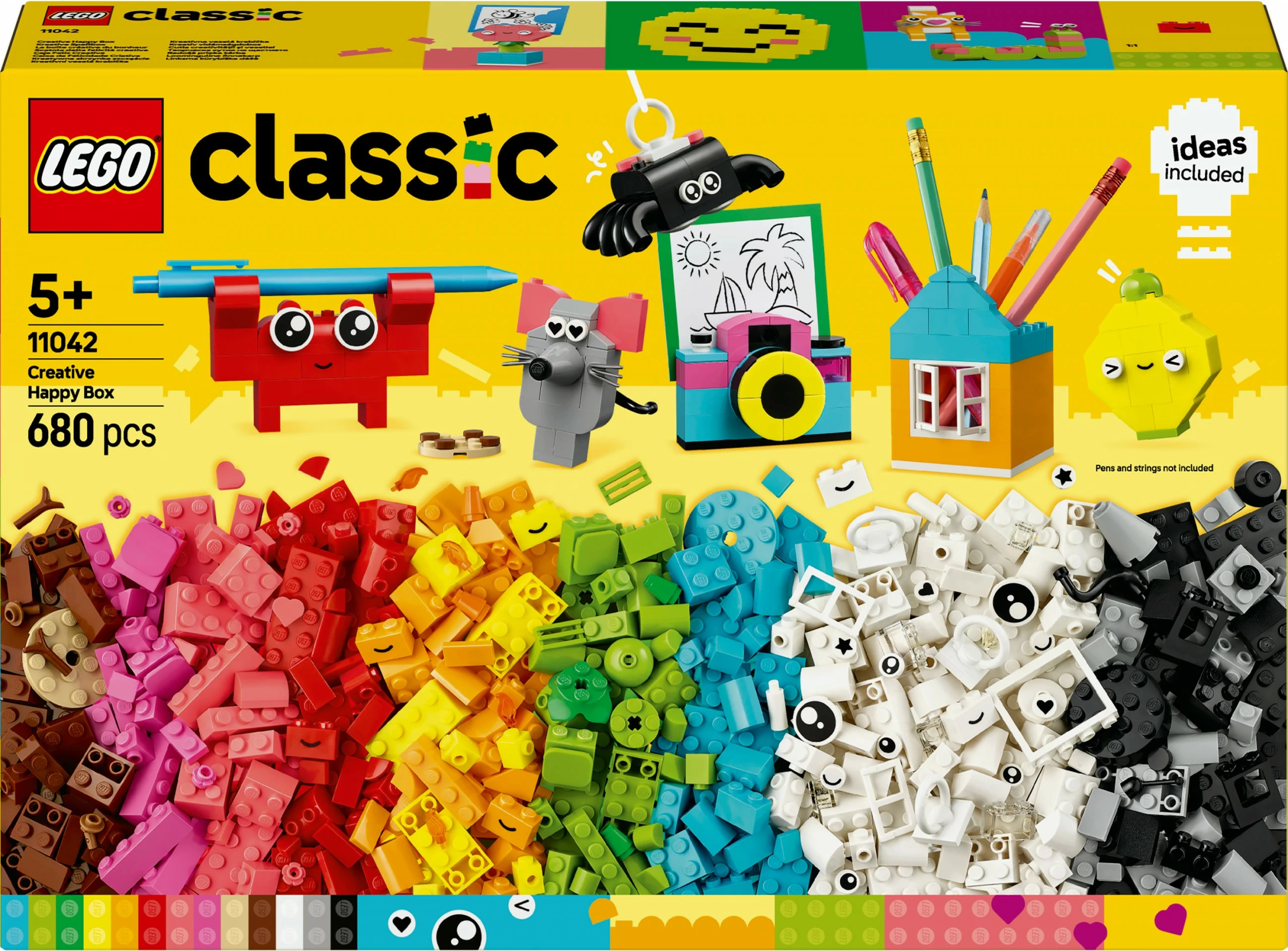 Set ndërtimi LEGO Classic 11042 Kreative Spabox 680 pjesë multikolor