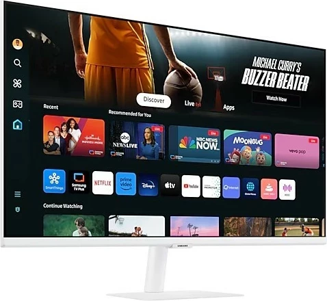 Monitor Samsung Smart M7, 32'', 4K, i bardhë