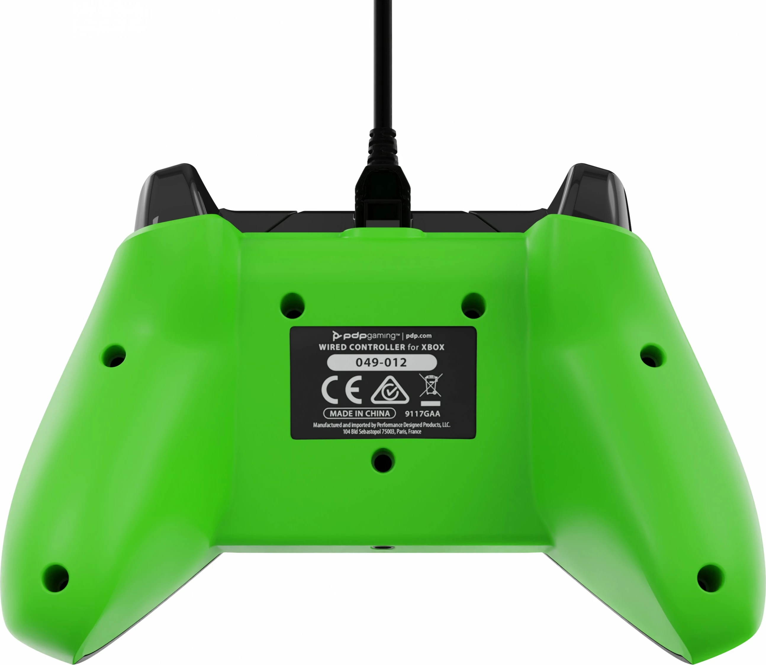 Gamepad PDP Neon Carbon, Xbox, Windows 10/11, Wired, USB, Karbon, Gjelbër