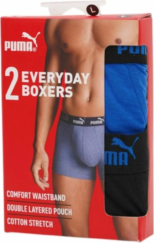 Të brendshme boxer Puma për meshkuj, blu [Madhësia: L]