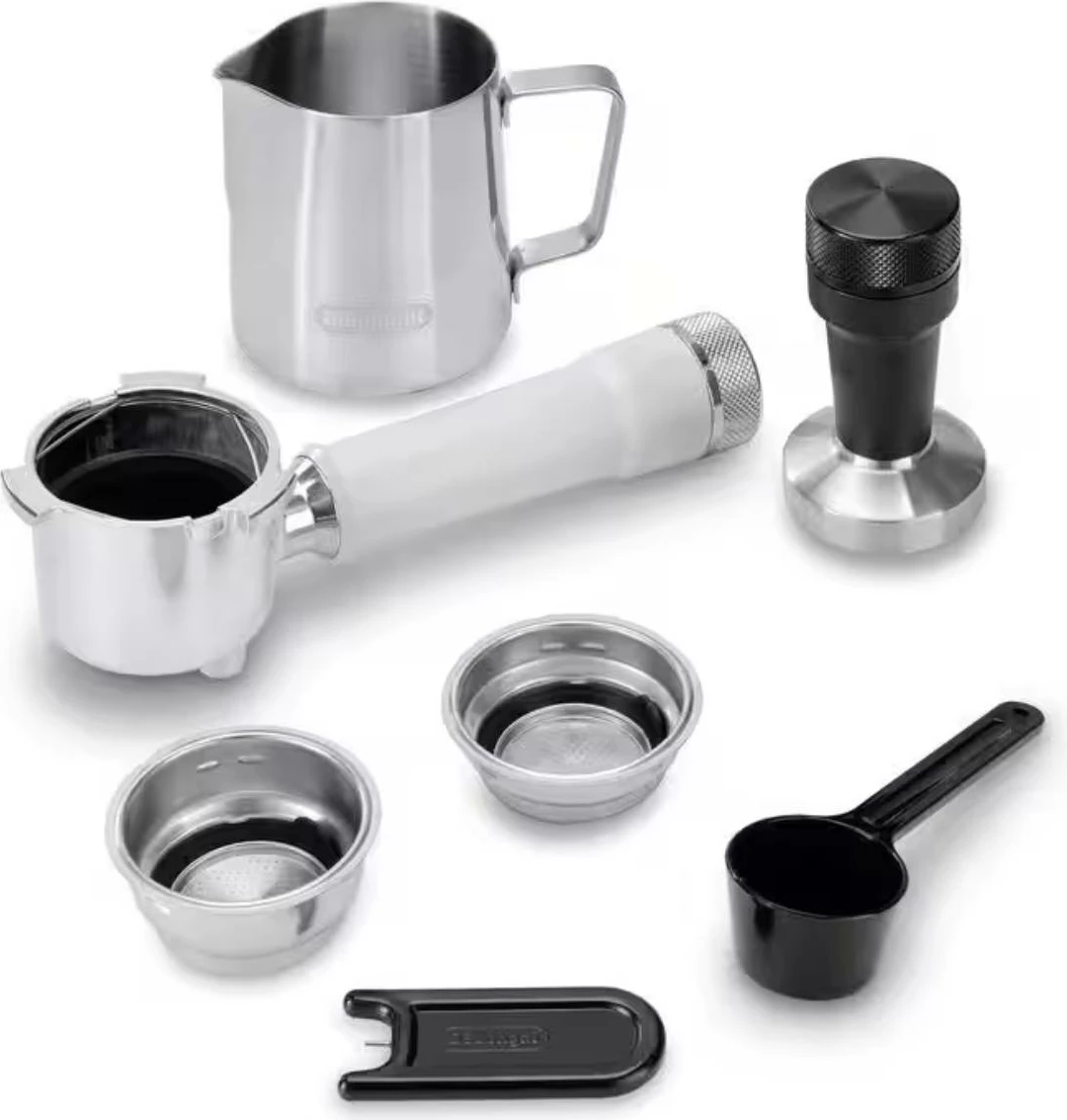 Makinë kafeje espresso DeLonghi Dedica Duo EC890.WI 15 bar, Cold Brew 5 min, 15 cm, e bardhë