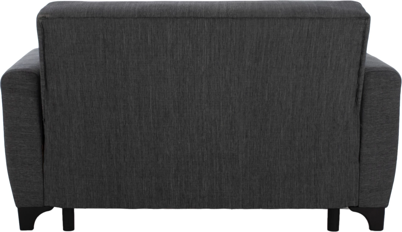 Divan shtrat 2-vendësh, shpinë e lartë, gri, FH3243.03, 160x84x88 cm