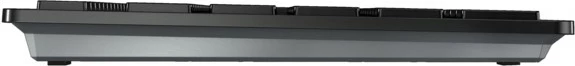 Tastierë dhe Maus Cherry DW 9500 SLIM, Wireless, RF Wireless + Bluetooth, QWERTY, E zezë, Gri