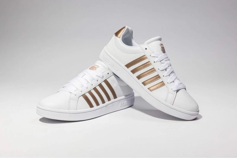 Këpucë femra K-Swiss, të bardha