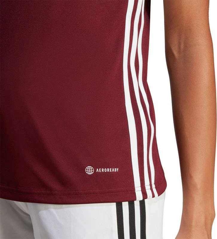 Fanellë stërvitjeje për femra adidas, e kuqe