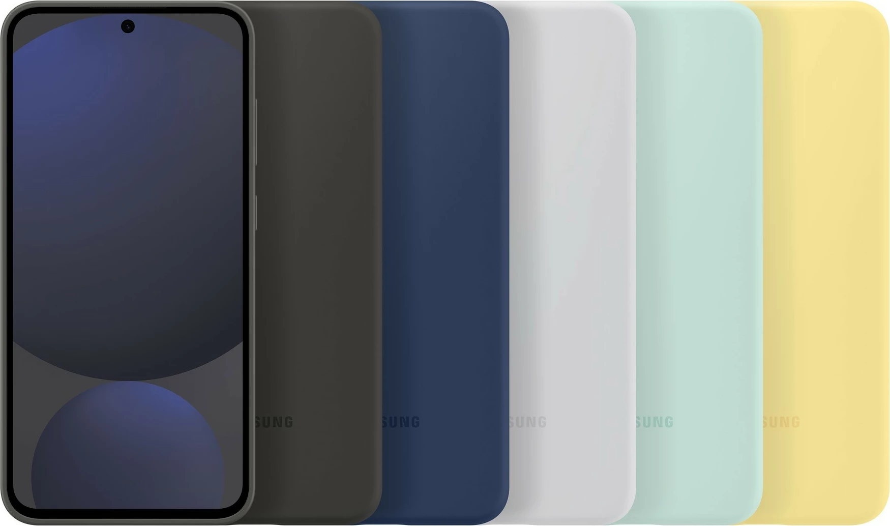 Mbështjellës silikon Samsung Galaxy S24 FE, 6.7", verdhë