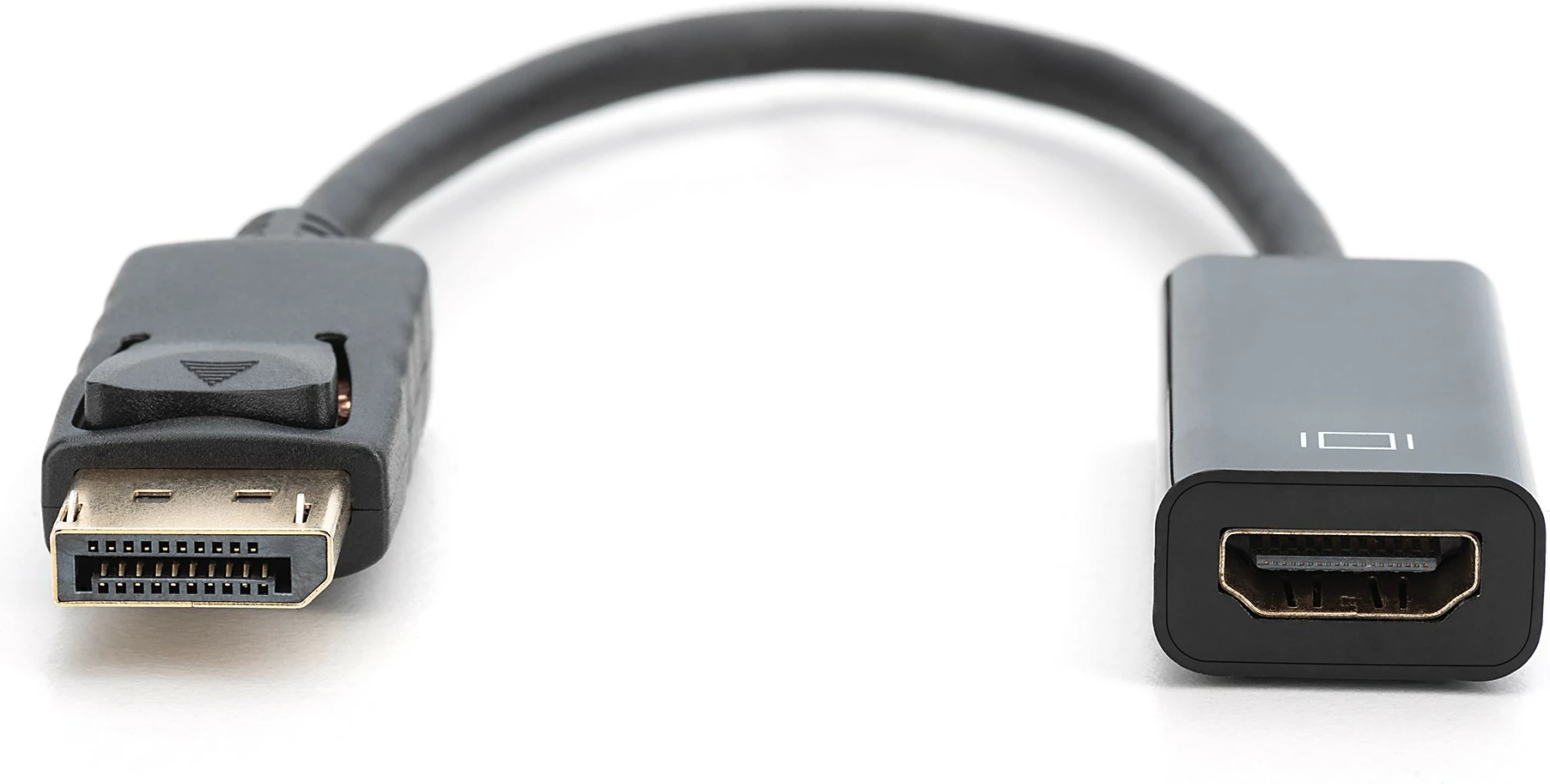 Adapter DisplayPort në HDMI Digitus, 0.15m, i zi