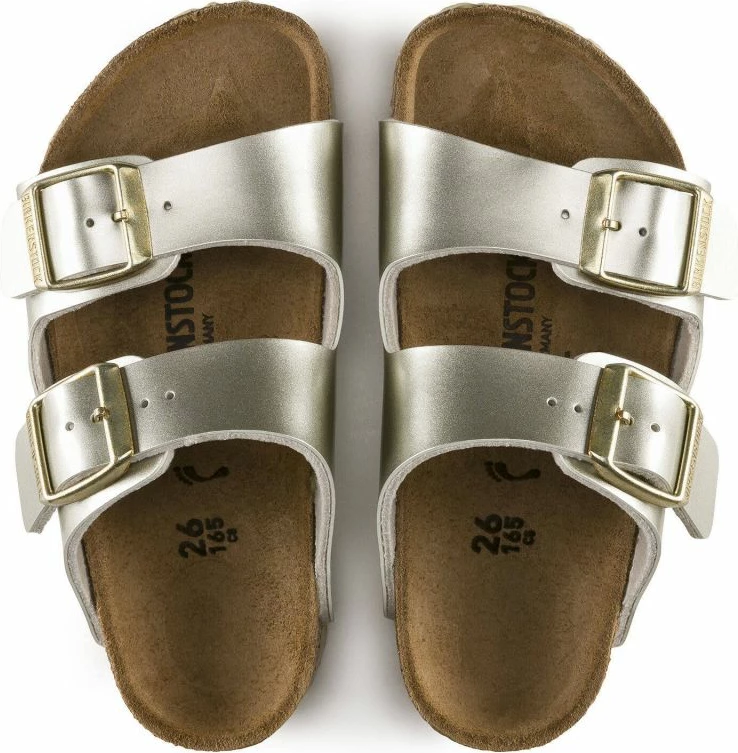 Flip-Flops për fëmijë Birkenstock, të arta